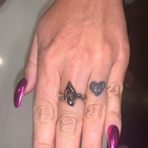 James Avery Silver Teardrop Ring